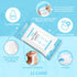 JJ CARE Shower Wipes For Adults No Rinse (Pack of 10, 40)